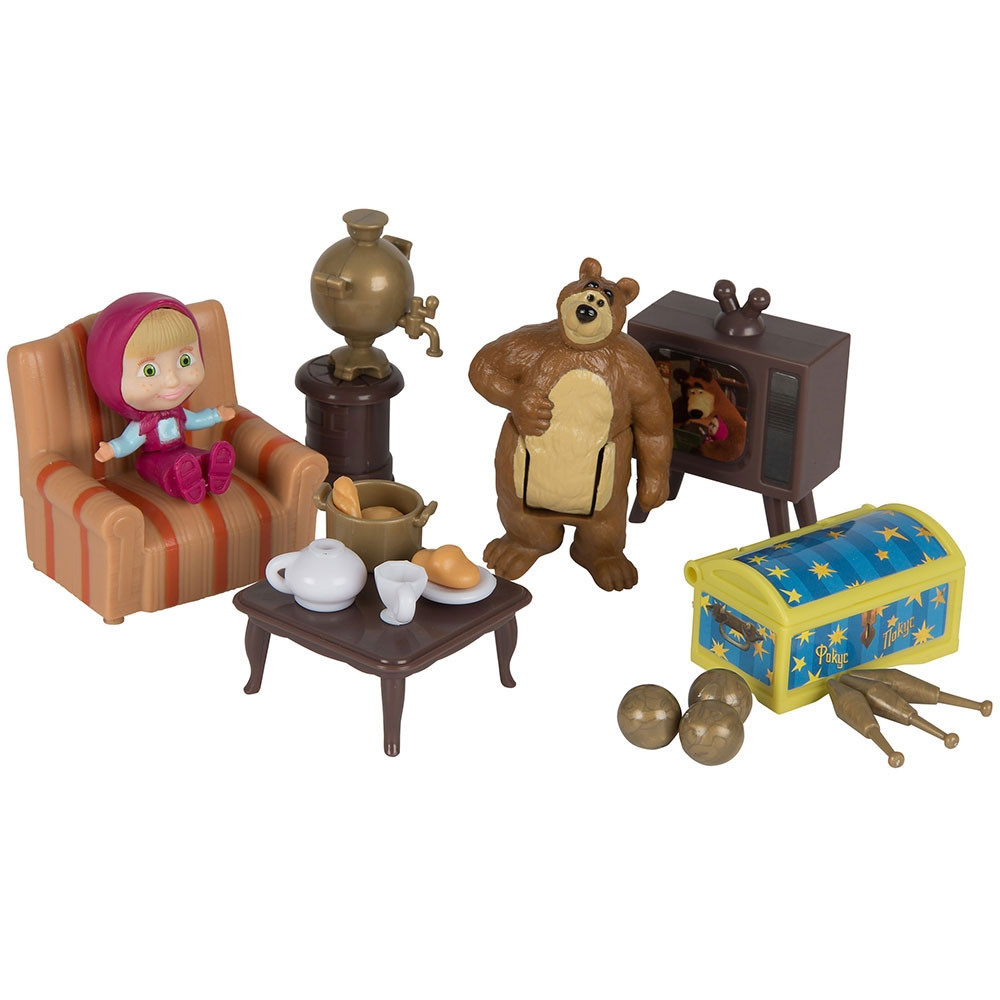 Set Simba Masha and the Bear Deluxe Play Set - 3 | YEO