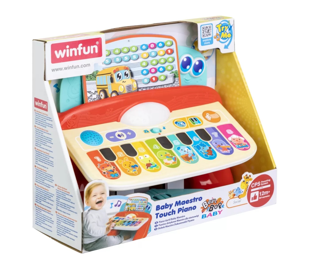 Winfun Pian Cu Sunete Si Lumini Cu 8 Taste - 2 | YEO