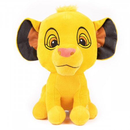 Jucarie de plus cu sunete, Disney Regele Leu, model Simba, 20 cm