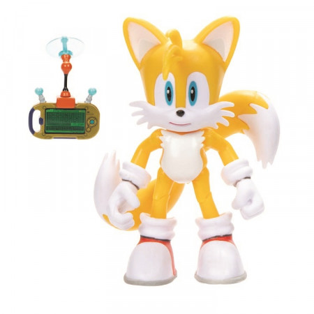 Nintendo Sonic - Figurina articulata Modern Tails, S12, 10 cm