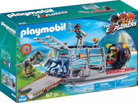 Playmobil Cercetatori - Feribot Si Raptor