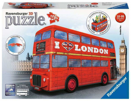 Puzzle 3D Autobuz Londra, 216 Piese
