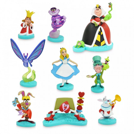 Set 9 figurine Deluxe Disney Alice in Tara Minunilor