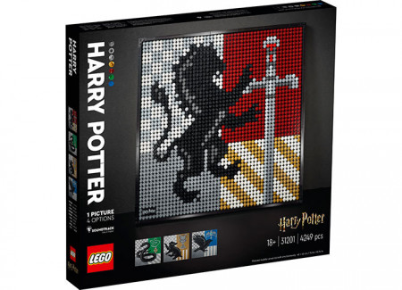 Set LEGO Art - Stemele Caselor de la Hogwarts (31201)