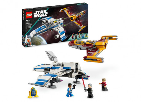 Set LEGO Star Wars - E-Wing al Noii Republici vs Starfighter-ul lui Shin Hati (75364)