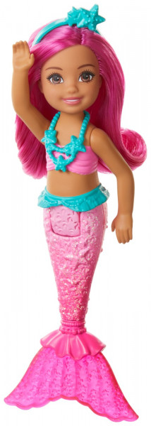Barbie Dreamtopia Papusa Chelsea Sirena Roz