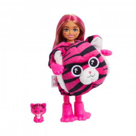 Barbie Papusa Chelsea Cutie Reveal Tigru