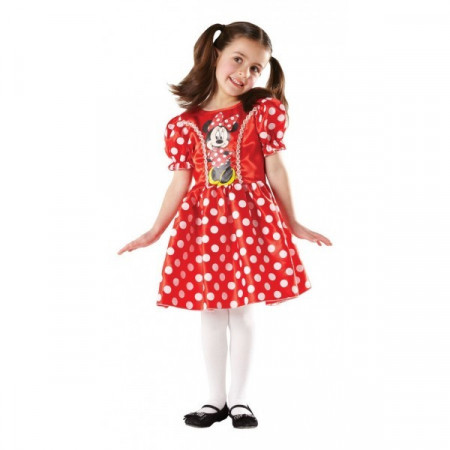 Costum clasic Minnie Mouse Rosu (Marime S)