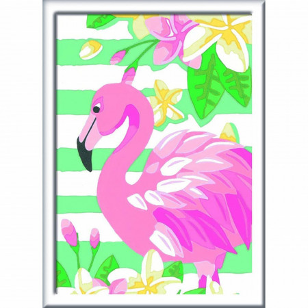 Pictura pe numere - Flamingo