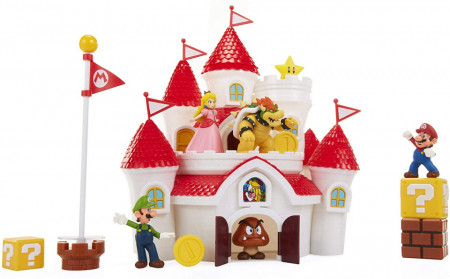 Set de joaca Deluxe Super Mario Nintendo, Castelul Mushroom Kingdom