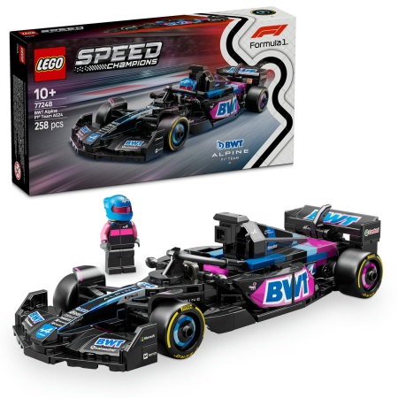 Set LEGO Speed Champions - Masina de curse BWT Alpine F1® Team A524 (77248)