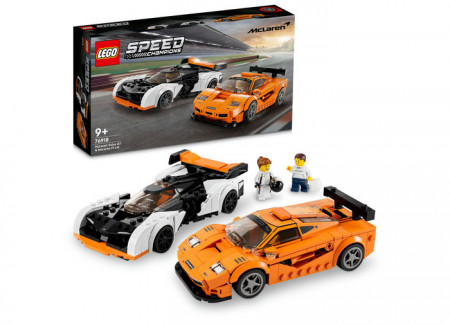Set LEGO Speed Champions - McLaren Solus GT și McLaren F1 LM (76918)
