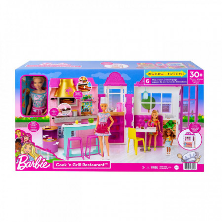 Barbie Set De Joaca Restaurant