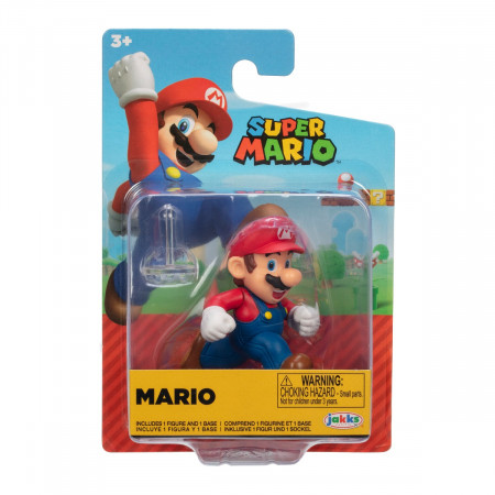 Nintendo Mario - Figurina articulata, 6 cm, Mario Running Pose, S33