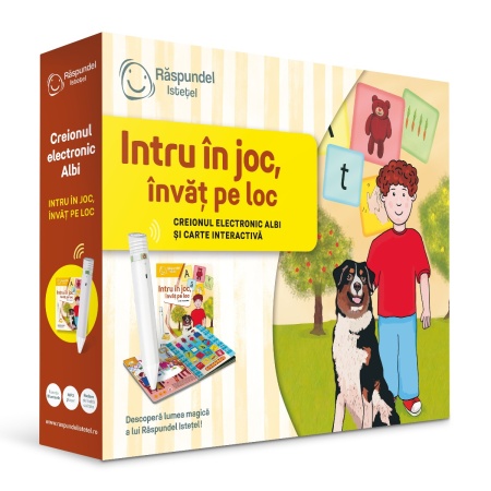 Pachet Raspundel Istetel, creion si carte Intru in joc, invat pe loc, 2.0