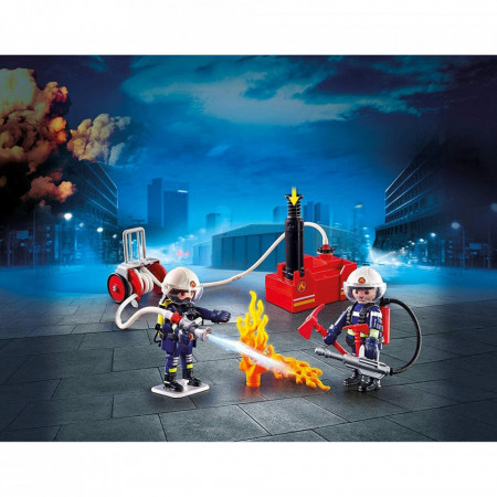 Playmobil - Pompieri Cu Pompa De Apa