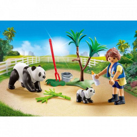 Playmobil - Set Portabil Ursuleti Panda