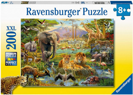 Puzzle Animale Din Savana, 200 Piese