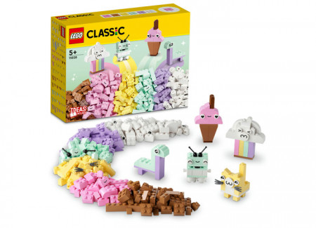 Set LEGO Classic - Distractie creativa in culori pastel (11028)