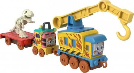 Thomas Locomotiva Cu Vagon Push Along Dino