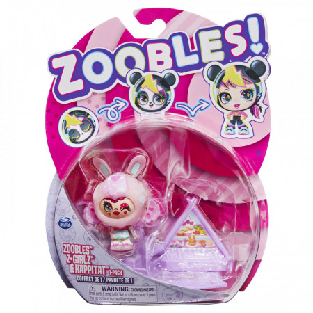 Zoobles Z-Girlz Figurina De Transformare Fetita Iepuras