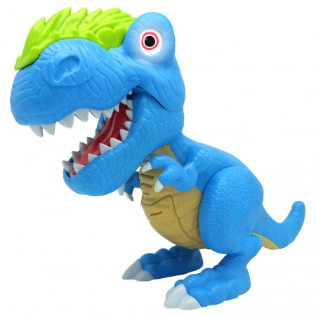Dinozaur Junior T-Rex Cu Lumini Si Sunete - Bleu