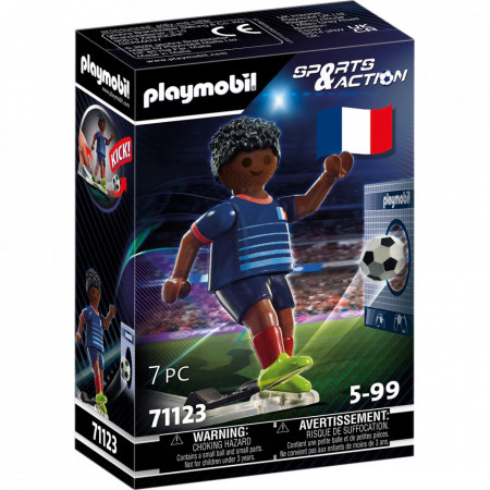 Figurina Playmobil, Jucator De Fotbal Francez Liga A