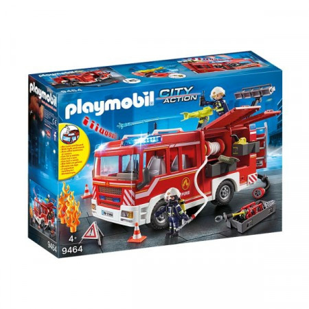 Playmobil - Masina De Pompieri Cu Furtun