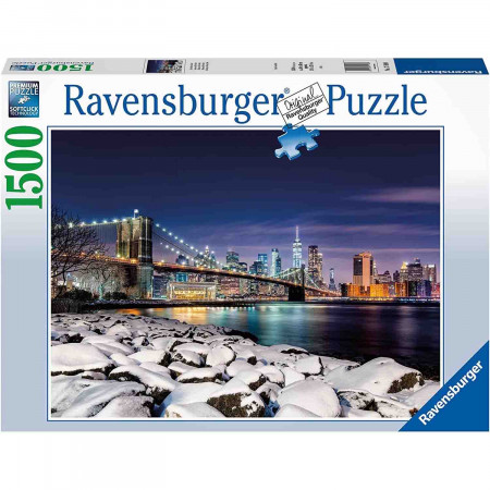 Puzzle Iarna In New York, 1500 Piese