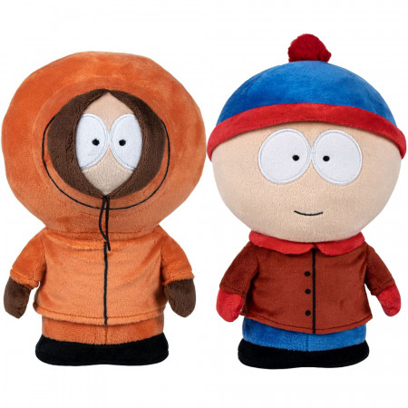 Set 2 jucarii din plus Stan Marsh, 18 cm si Kenny McCormick, 17 cm, South Park