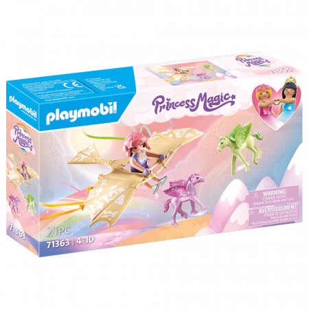Set de joaca Playmobil - Calatorie Cu Pegasus Printre Nori