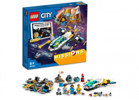Set LEGO City - Misiuni de explorare pe Marte (60354)