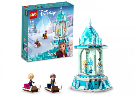 Set LEGO Disney - Caruselul Magic al Annei si al Elsei (43218)