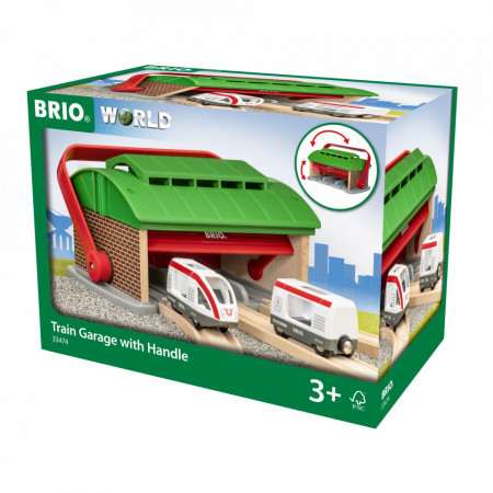 Brio - Set Portabil Garaj De Trenuri