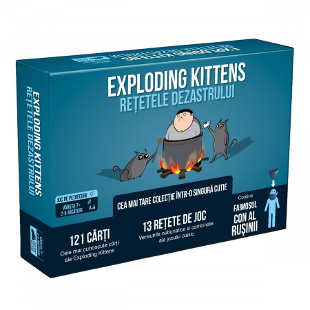 Joc de societate Exploding Kittens: Retetele Dezastrului