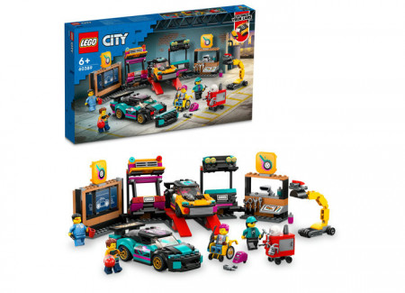 Set LEGO City - Service pentru personalizarea masinilor (60389)