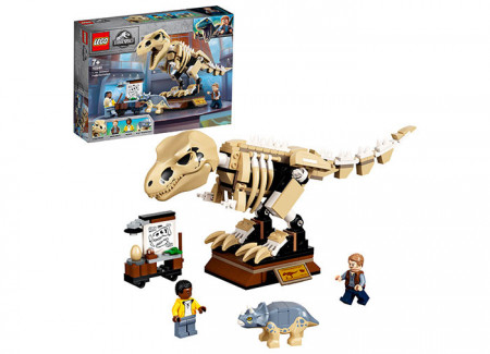 Set LEGO Jurassic World - Expozitia de fosile de T. Rex (76940)