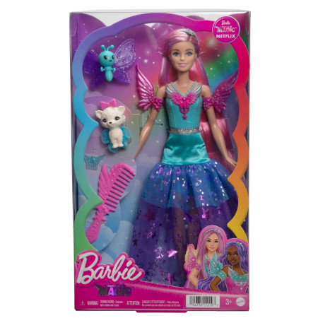 Barbie Papusa Barbie Zana Cu Rochie Albastra