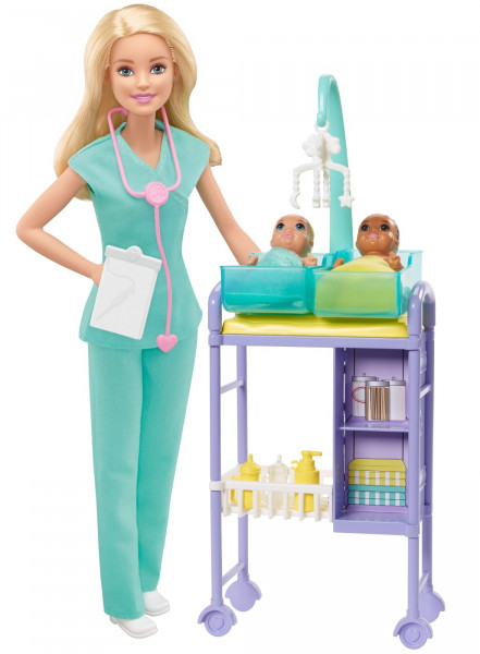 Barbie You Can Be Anything Papusa Doctor Pediatru