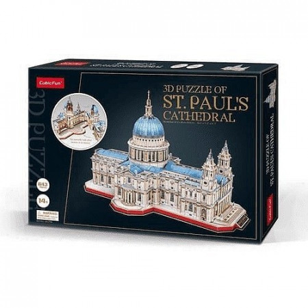 Cubic Fun - Puzzle 3D Catedrala St. Paul (Nivel Complex 643 Piese)