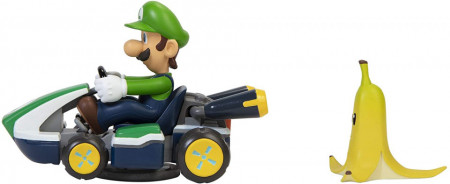 Masinuta Mario Kart Spin Out, model Luigi