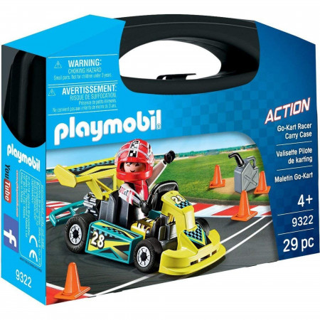 Playmobil - Set Portabil - Masinuta De Curse