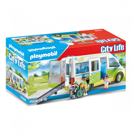 Set de joaca Playmobil - Autobuz Scolar De La Oras