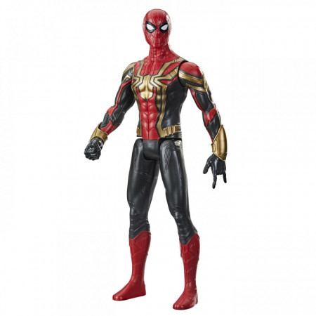 Spiderman Figurina Spiderman Costum Rosu Negru Si Auriu 30Cm
