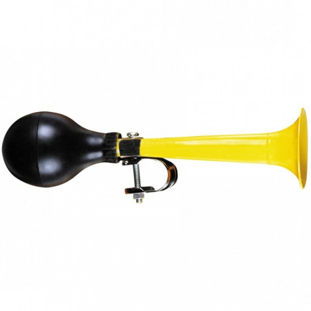 Claxon mini-trompeta galbena, Bike Fun