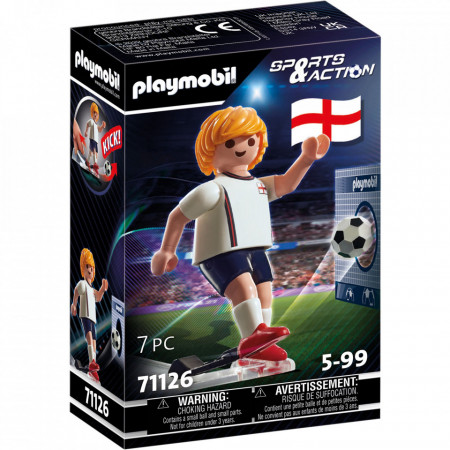 Figurina Playmobil, Jucator De Fotbal Englez