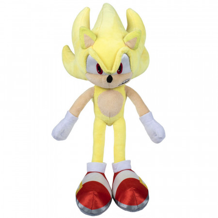 Jucarie din plus Super Sonic modern, Sonic Hedgehog, 35 cm