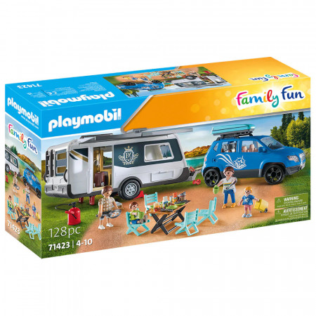 Set de joaca Playmobil - Rulota Cu Masinuta