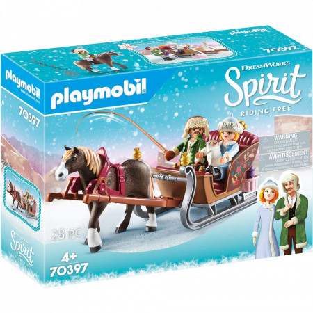 Set de joaca Playmobil Spirit, Plimbare Cu Sania