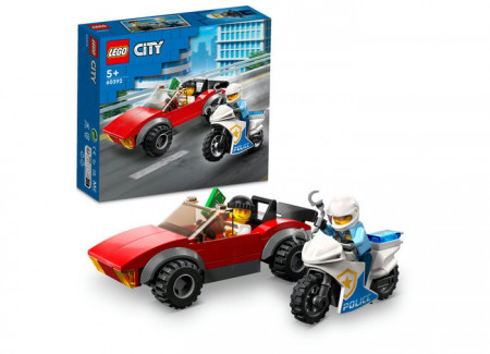 Set LEGO City - Urmarire pe motocicleta (60392)